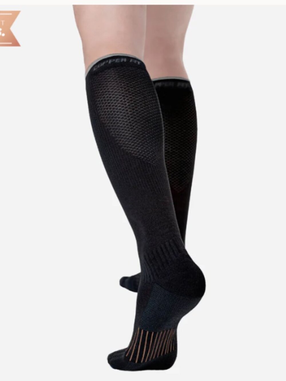 Copper Fit Energy Compression Socks Size 6-9 men / 7-10 Women New